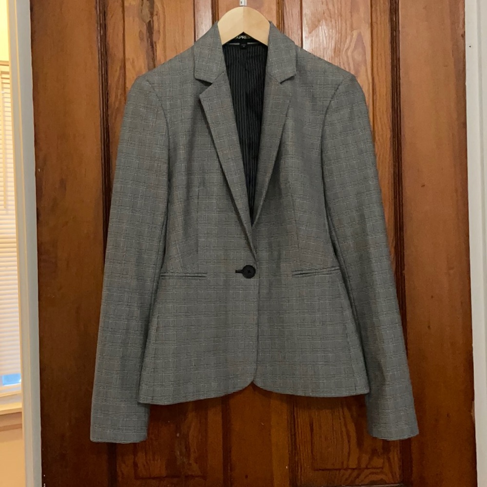 Plaid blazer